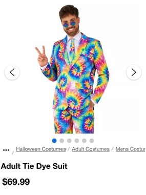 Spirit Multicolor Tie-Dye Blazer & Pants Set